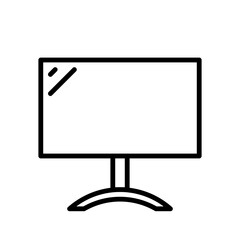 digital television icon line