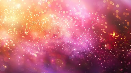 Glittering gradient background with hologram effect and magic lights bokeh - obrazy, fototapety, plakaty