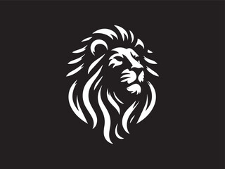 Lion logo design vector template. lion head logo design icon vector illustration