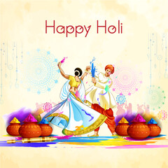 happy Holi creative