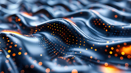 Science and Technology Abstract Background, Concept of Digital Connection and Network in a Futuristic Design