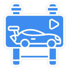 Race Screen Icon Style