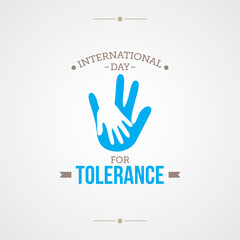 International for tolerance day vector illustration. International for tolerance day themes design concept with flat style vector illustration. Suitable for greeting card, poster and banner.