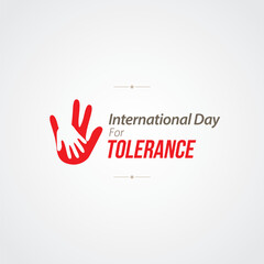 International for tolerance day vector illustration. International for tolerance day themes design concept with flat style vector illustration. Suitable for greeting card, poster and banner.