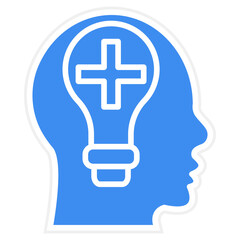 Positive Thinking Icon Style