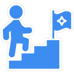 Go To Success Icon Style