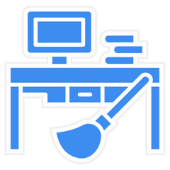Office Cleaning Icon Style