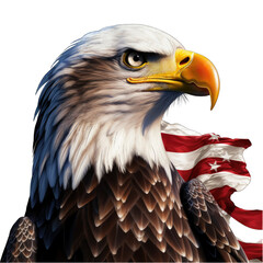 Obraz premium American Redoubtable Eagle png