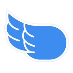 Fototapeta premium Left Wing Icon Style