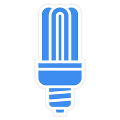 Fluorescent Lamp Icon Style