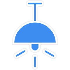 Pendant Light Icon Style © designing ocean