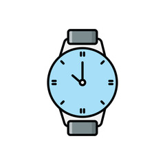 Watch icon vector stock illustration