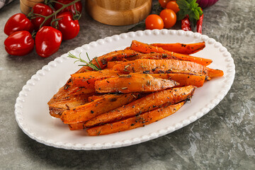 Baked batat with with spices