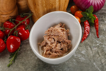 Canned tuna fish for salad