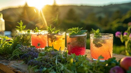 Celebrate the art of mixology with ingredients sourced from urban gardens, where cocktails tell the story of sustainability