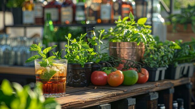 Celebrate the art of mixology with ingredients sourced from urban gardens, where cocktails tell the story of sustainability