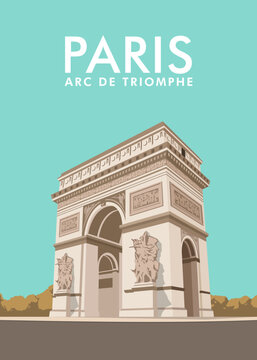 arc de triomphe city paris france