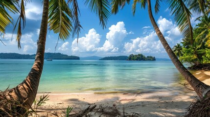 Beautiful tropical island beach - Koh Mak, Trat Thailand