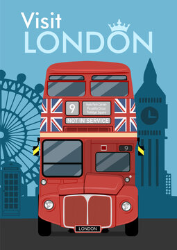 bus london britain united kingdom