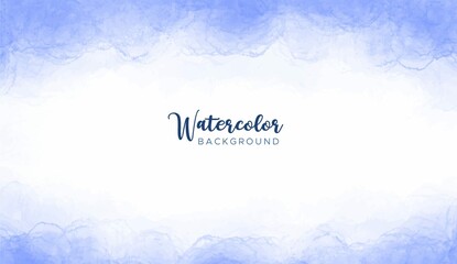Blue Watercolor Texture Background