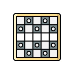 Board game icon vector stock illustration