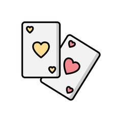 Playing icon vector stock illustration