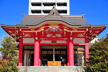 東京都新宿区　成子天神社　本殿