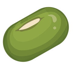 Green beans Illustration, mung beans