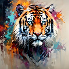 tiger, animal, tiger portrait,