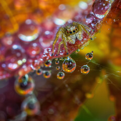 The Hidden World Under a Leaf