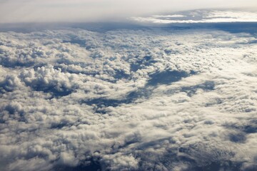 Fototapeta na wymiar Clouds View From