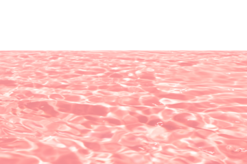 Pink water surface texture with ripples, splashes, and bubbles. Abstract summer banner background Water waves in sunlight with copy space cosmetic moisturizer micellar toner emulsion. Pink water wave.