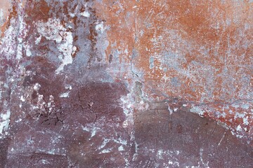Old Damaged Wall Texture Color Mixed