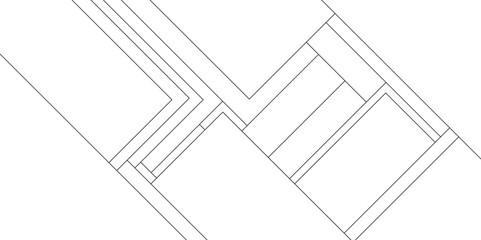 Industrial construction design with geometric patterns, black and white stripe geometric background, Modern and seamless industrial pattern background white color and geometric lines.