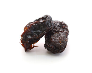 Raisins on a white background - stock photo
