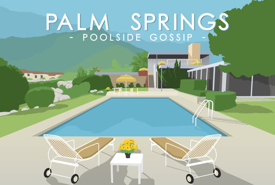 Palm springs poolside gossip iconic