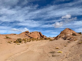 Bolivia landscape of desert Uyuni.
