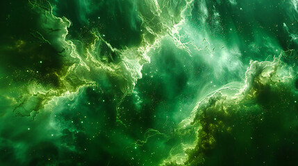 Obraz premium Cosmic Elegance and Abstract Space, Nebula and Galaxy in Blue and Purple Hues, Astronomical Beauty and Fantasy, Starry Sky and Celestial Art