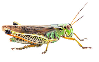 Grasshopper Gallop isolated on transparent Background
