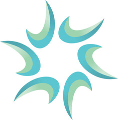 Fototapeta na wymiar business circle data logo abstract design element for design