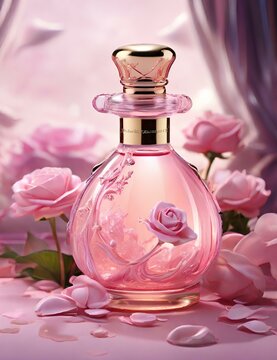 perfume and rose