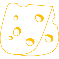 Simple Cheese Icon