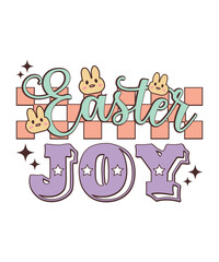Easter Joy. Vector, Retro, Clipart, PNG, illustration, Graphic, Cartoon T-shirt