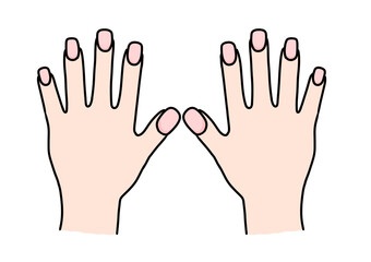 Hands human illustration hand drawing finger