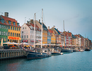 17th Century Building on Waterfront, Nyhavn, Copenhagen, Denmark