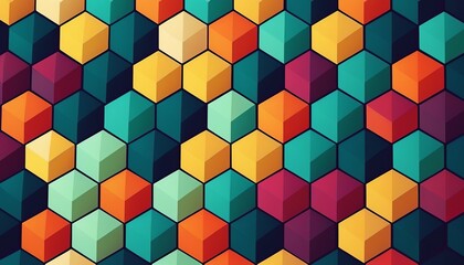 Experience the Charm of Abstract Hexagonal Vectors