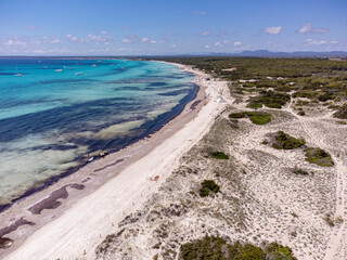 Es Trenc beach, Campos municipality, Mallorca, Balearic Islands, Spain