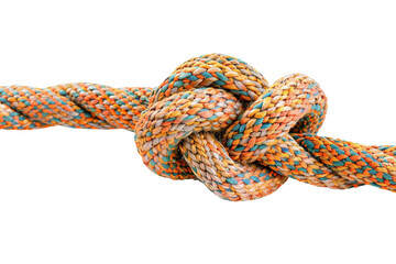 Rope Knot On Transparent Background.