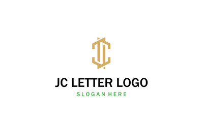 JC letter logo design. Vector