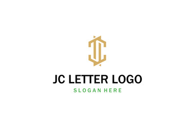 Obraz premium JC letter logo design. Vector
